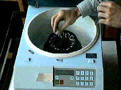 using a centrifuge