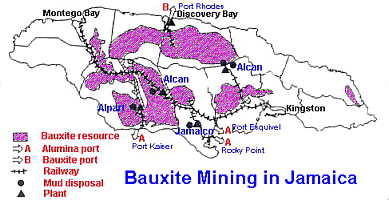 bauxite mining areas